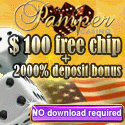 PAMPER CASINO - $100 FREE TO NEW PLAYERS